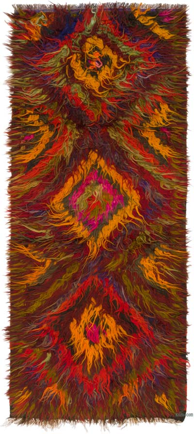 Vintage Anadolu Tülü - 107 cm x 240 cm