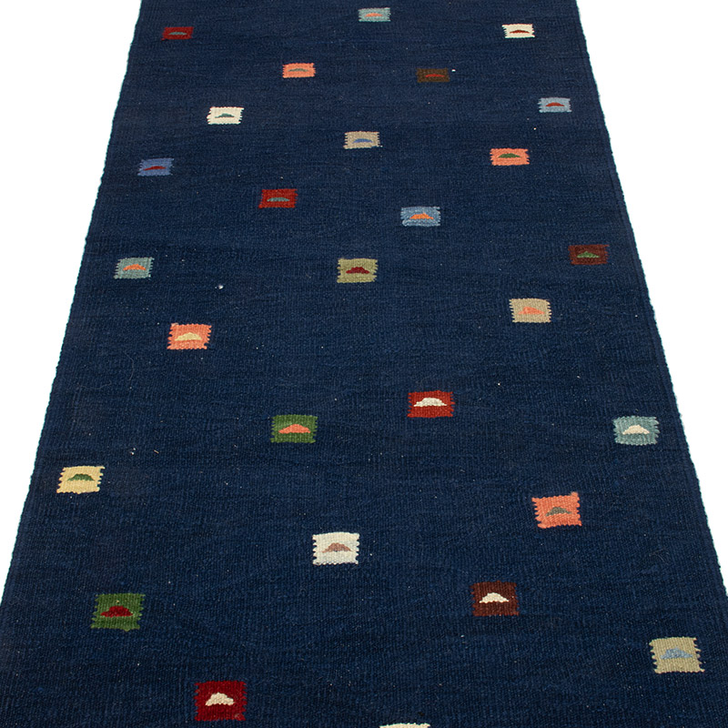 New Handwoven Turkish Kilim Runner - 2' 10" x 11' 7" (34" x 139") - K0089119