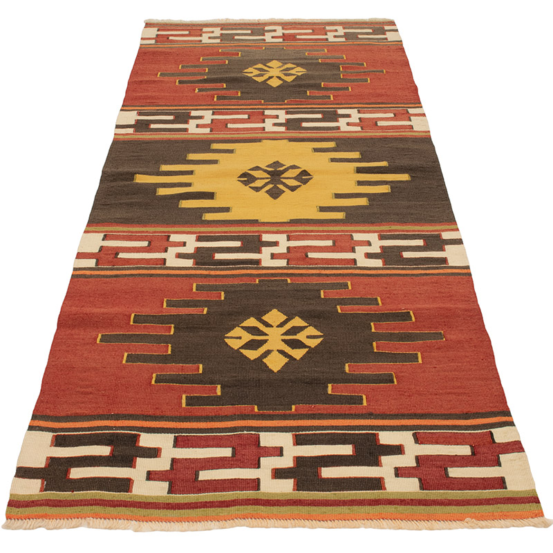 Corredor Vintage Afyon Kilim - 74 cm x 190 cm - K0089123