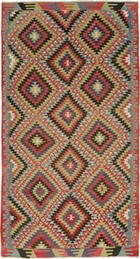 Vintage Esme Kilim Rug - 6' 3" x 10' 11" (75" x 131")