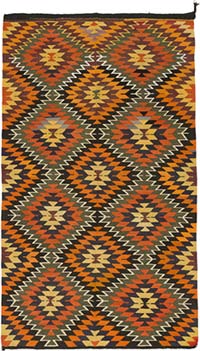 Vintage Mut Kilim Rug - 6'  x 10' 4" (72" x 124")