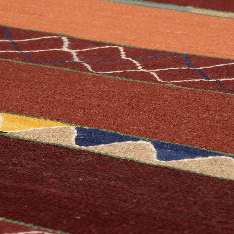 New Handwoven Turkish Kilim Rug - 6' 2" x 8' 5" (74" x 101") - K0089129