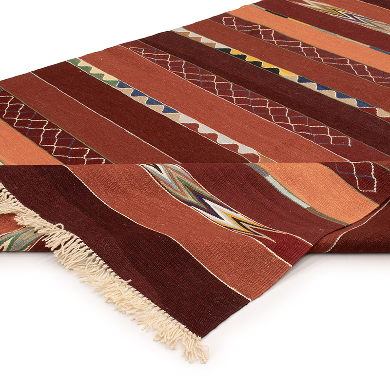 New Handwoven Turkish Kilim Rug - 6' 2" x 8' 5" (74" x 101") - K0089129