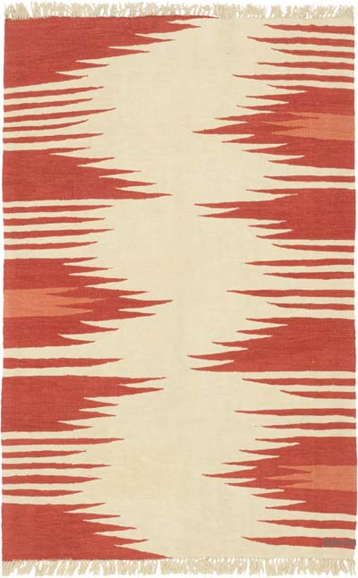 Yeni Kök Boya El Dokuma Kilim - 118 cm x 181 cm