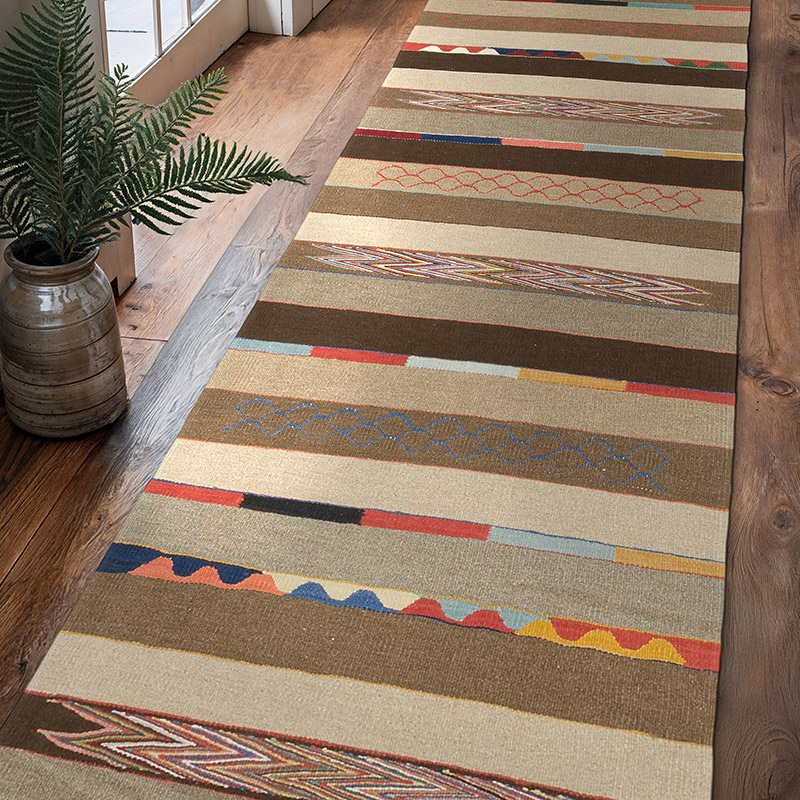 Corredor Nueva Alfombra Turca Kilim - 89 cm x 305 cm - K0089133