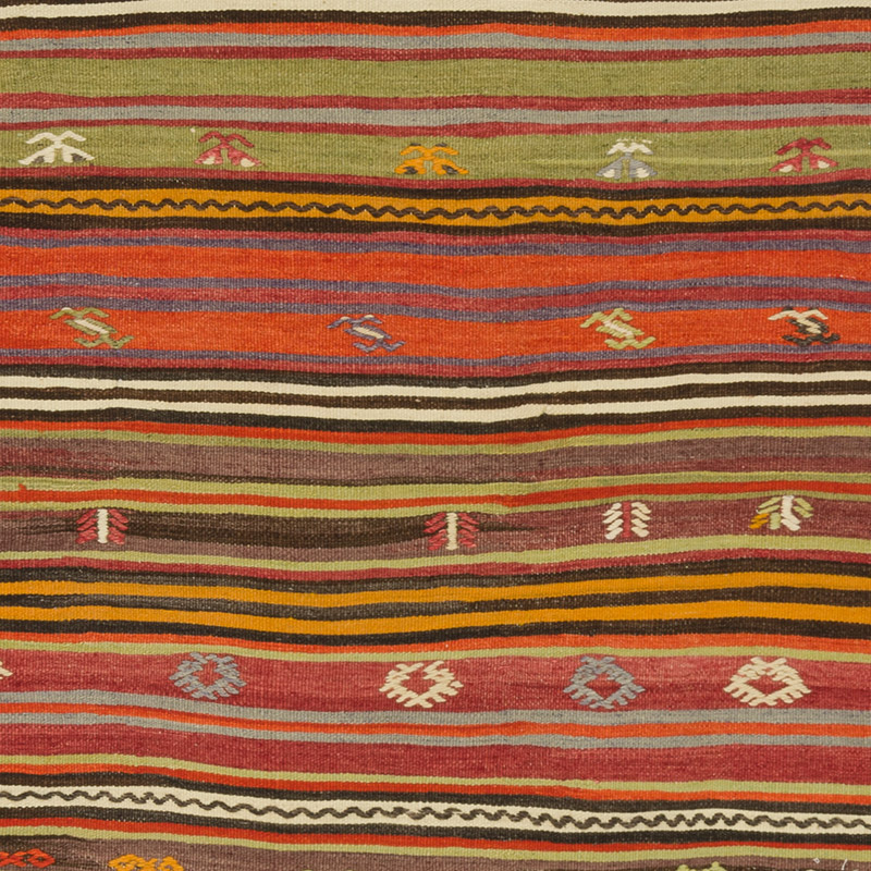 Kilim Vintage Turco de Pasillo - 101 cm x 228 cm - K0089149