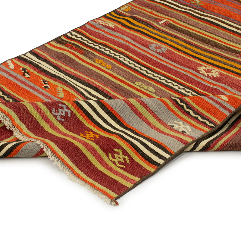 Kilim Vintage Turco de Pasillo - 101 cm x 228 cm - K0089149