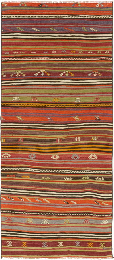 Kilim Vintage Turco de Pasillo - 101 cm x 228 cm