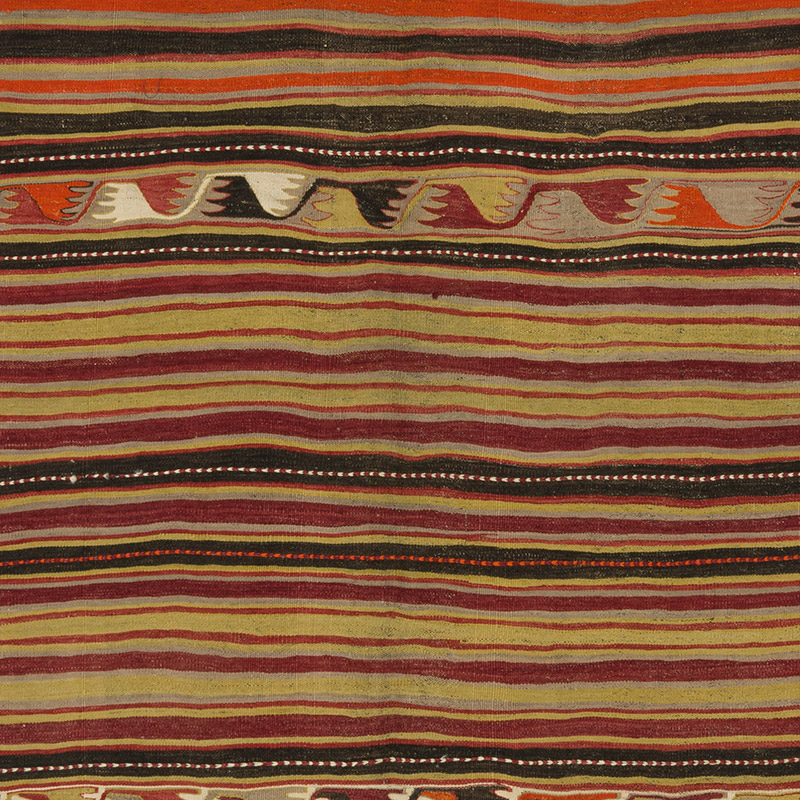 Vintage Konya Kilim Rug - 5'  x 8' 8" (60" x 104") - K0089150