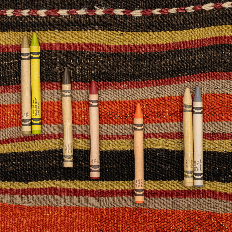 Vintage Konya Kilim Rug - 5'  x 8' 8" (60" x 104") - K0089150