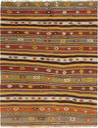 Alfombra Vintage Kilim Turca - 126 cm x 161 cm