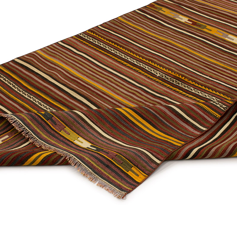 Alfombra Konya Kilim Vintage - 126 cm x 276 cm - K0089155