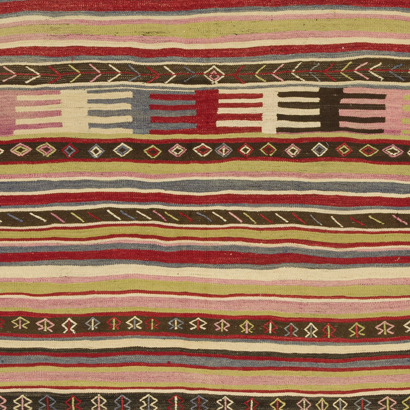 Alfombra Vintage Afyon Kilim - 139 cm x 345 cm - K0089160