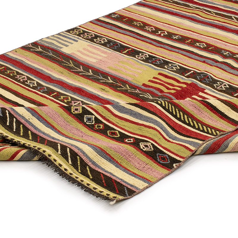Alfombra Vintage Afyon Kilim - 139 cm x 345 cm - K0089160
