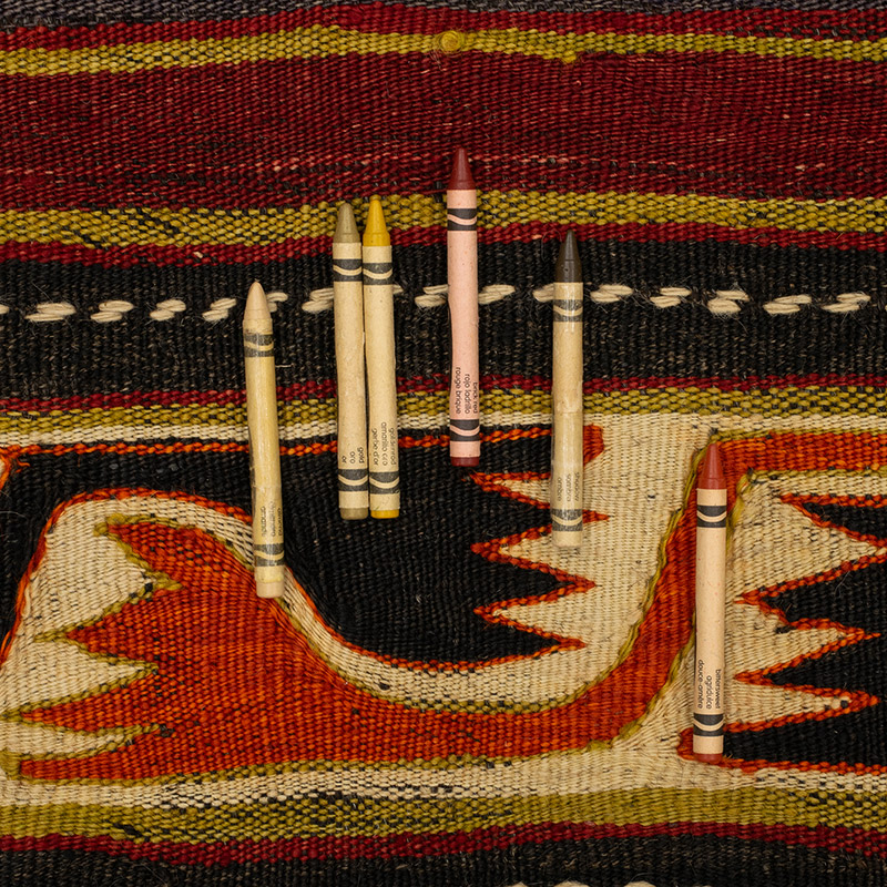 Vintage Konya Kilim Rug - 4' 2" x 9' 5" (50" x 113") - K0089161