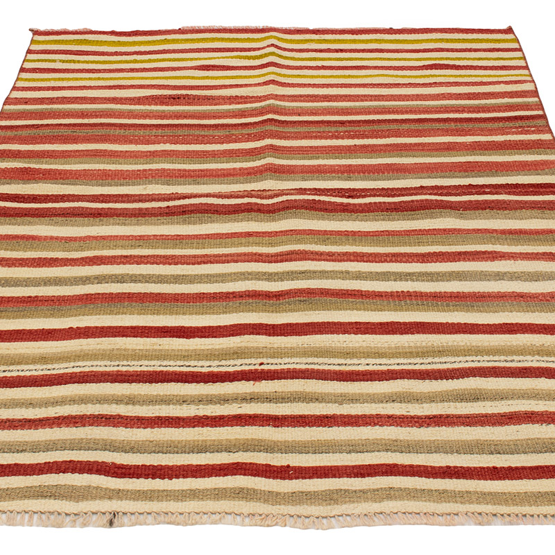 Vintage Turkish Kilim Rug - 3' 9" x 5' 4" (45" x 64") - K0089163
