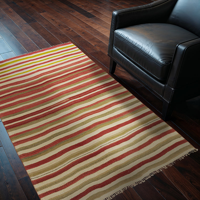 Vintage Turkish Kilim Rug - 3' 9" x 5' 4" (45" x 64") - K0089163