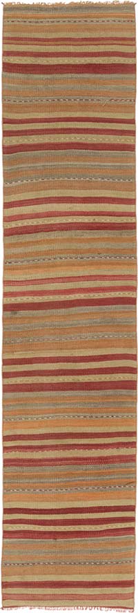 Kilim Vintage Turco de Pasillo - 74 cm x 336 cm