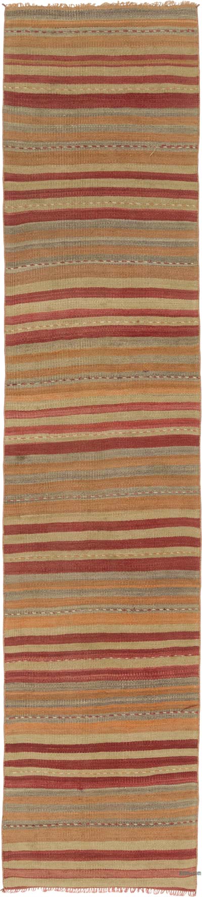Vintage Turkish Kilim Runner - 2' 5" x 11'  (29" x 132")