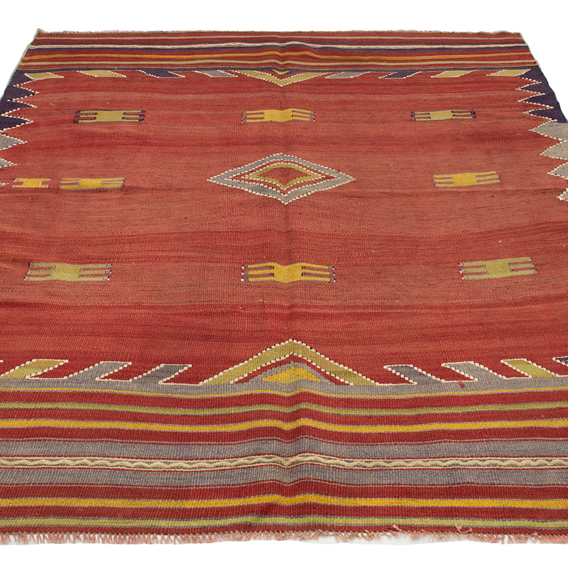 Alfombra Vintage Balikesir Kilim - 153 cm x 220 cm - K0089173