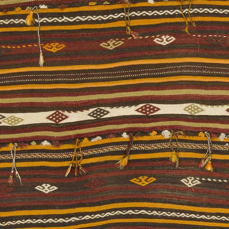 Alfombra Vintage Kilim Turca - 111 cm x 183 cm - K0089181