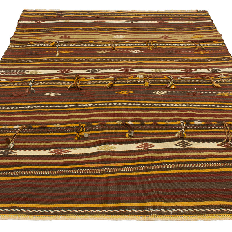 Alfombra Vintage Kilim Turca - 111 cm x 183 cm - K0089181