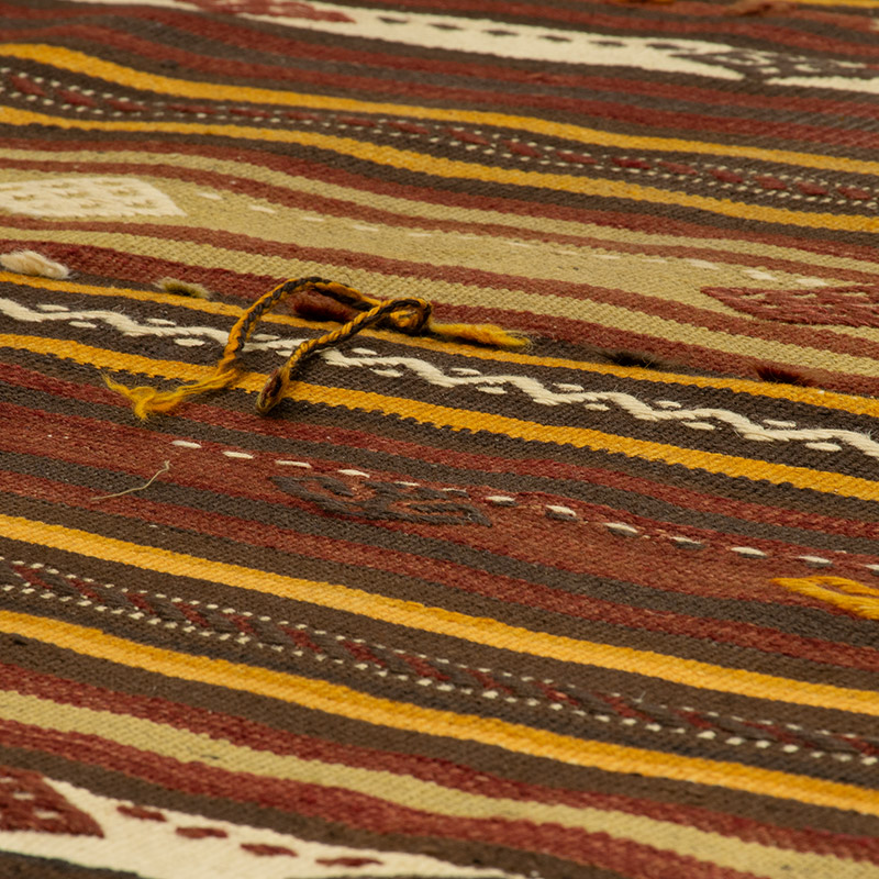 Alfombra Vintage Kilim Turca - 111 cm x 183 cm - K0089181