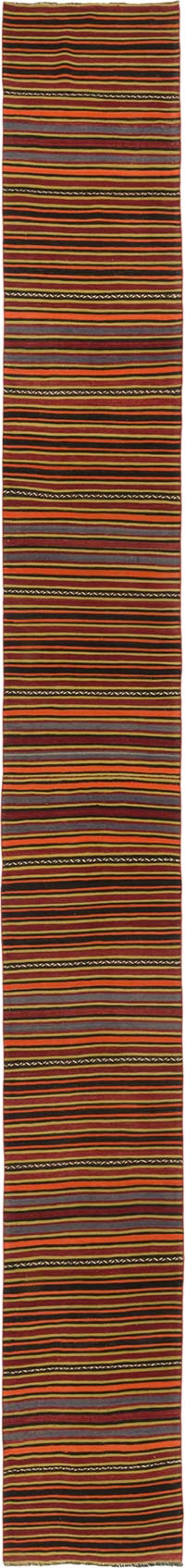 Vintage Turkish Kilim Runner - 2' 7" x 22'  (31" x 264")