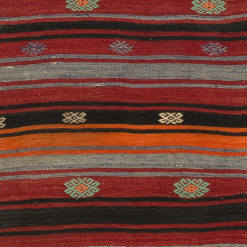 Vintage Turkish Kilim Runner - 2' 11" x 21' 7" (35" x 259") - K0089186