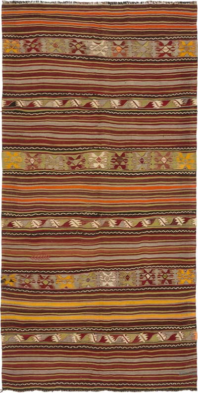 Alfombra Konya Kilim Vintage - 150 cm x 300 cm
