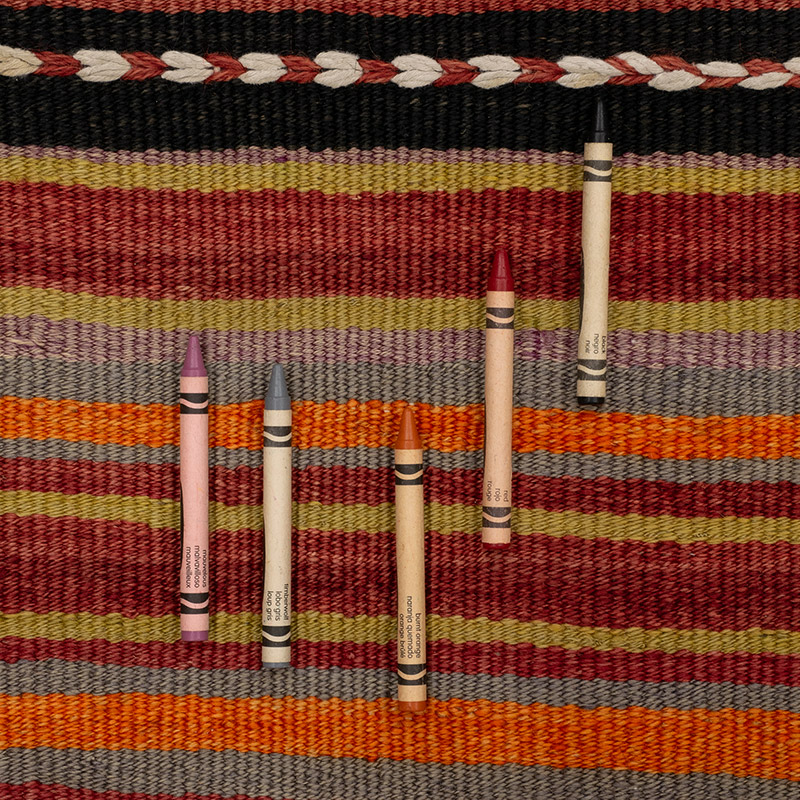 Vintage Turkish Kilim Rug - 8' 10" x 8' 8" (106" x 104") - K0089197