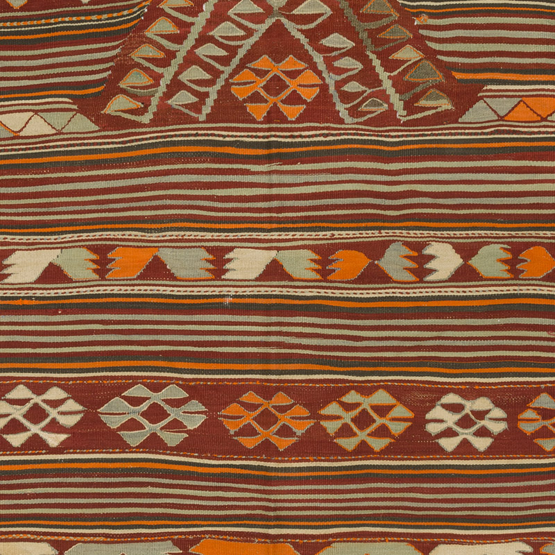 Alfombra Konya Kilim Vintage - 133 cm x 201 cm - K0089202