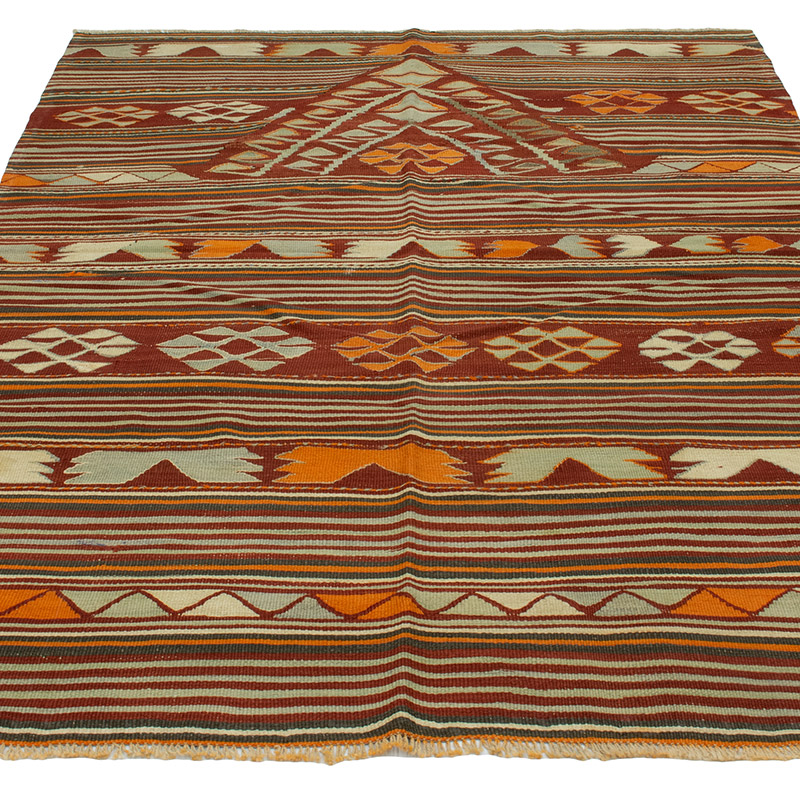 Alfombra Konya Kilim Vintage - 133 cm x 201 cm - K0089202
