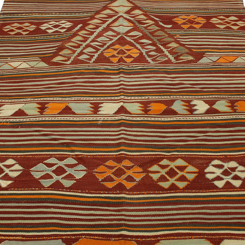 Alfombra Konya Kilim Vintage - 133 cm x 201 cm - K0089202