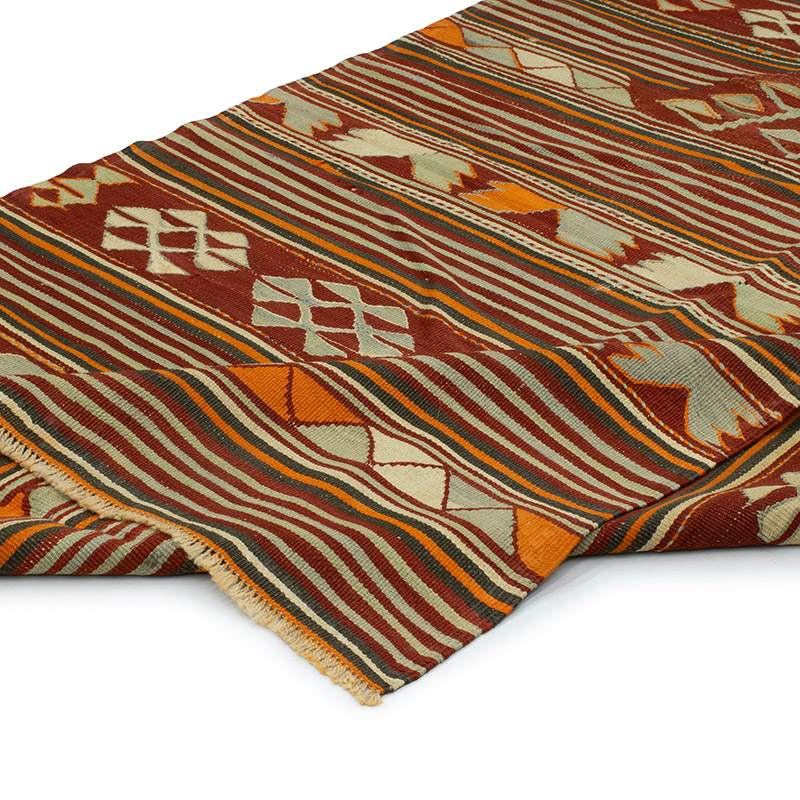 Alfombra Konya Kilim Vintage - 133 cm x 201 cm - K0089202