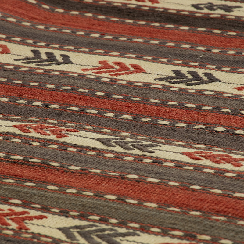 Alfombra Vintage Kilim Turca - 134 cm x 180 cm - K0089203