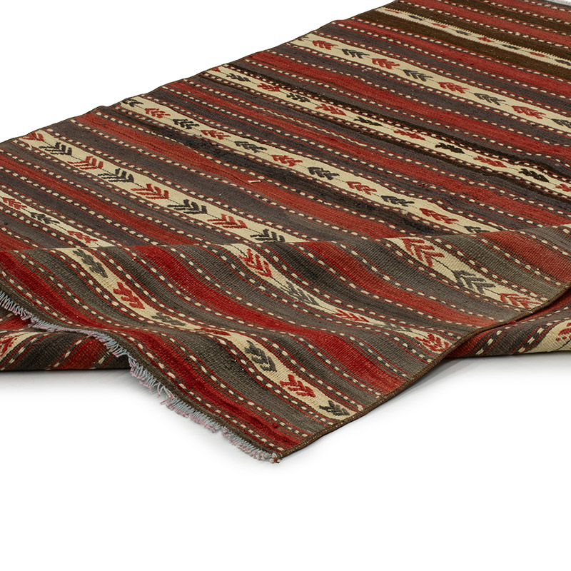 Alfombra Vintage Kilim Turca - 134 cm x 180 cm - K0089203