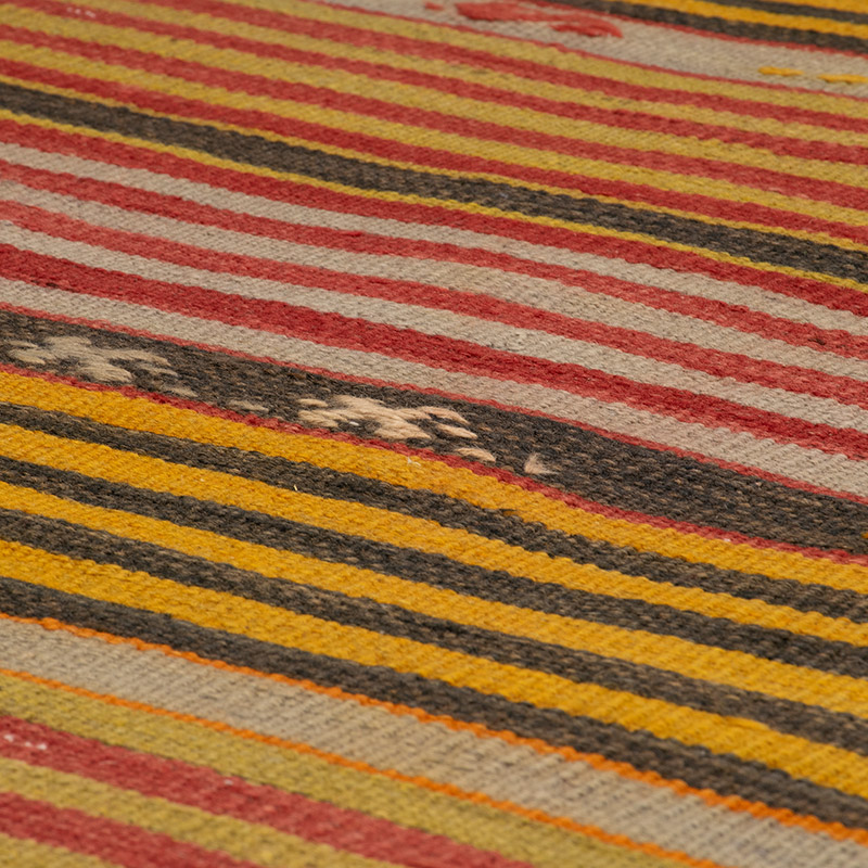 Vintage Turkish Kilim Runner - 2' 8" x 18' 8" (32" x 224") - K0089216