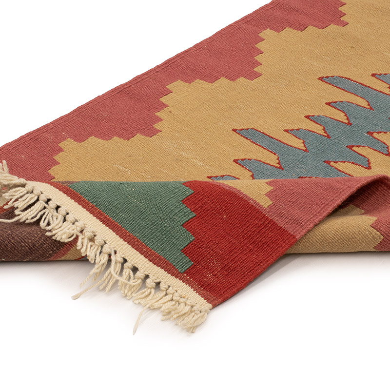 Yeni Kök Boya El Dokuma Yolluk Kilim - 58 cm x 178 cm - K0089219