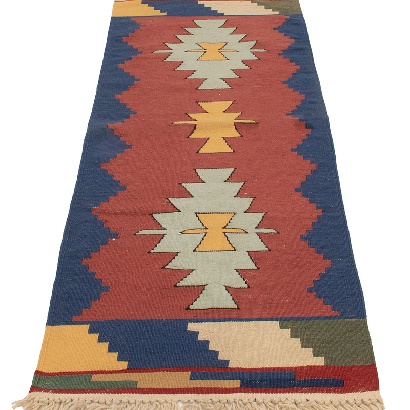 Yeni Kök Boya El Dokuma Yolluk Kilim - 63 cm x 174 cm - K0089220