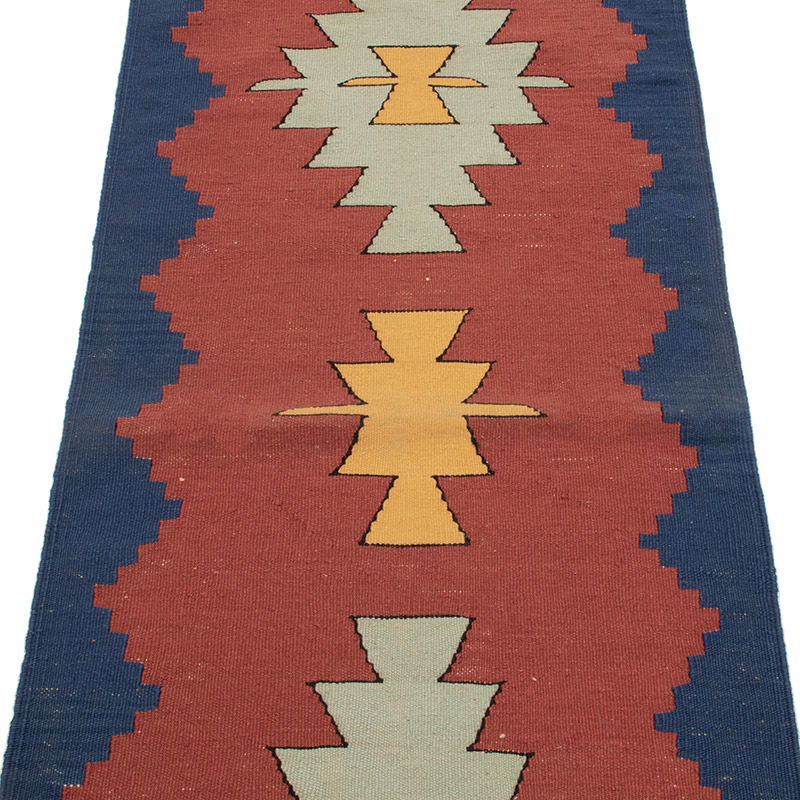 Yeni Kök Boya El Dokuma Yolluk Kilim - 63 cm x 174 cm - K0089220