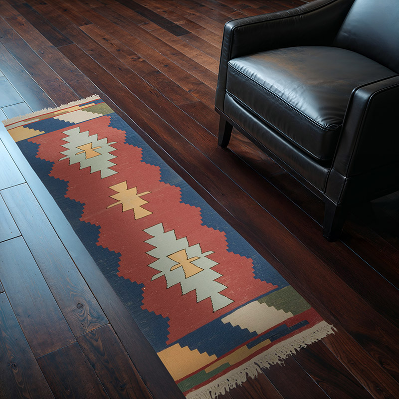 Yeni Kök Boya El Dokuma Yolluk Kilim - 63 cm x 174 cm - K0089220