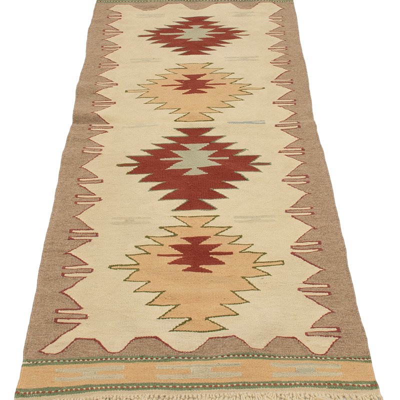 Yeni Kök Boya El Dokuma Yolluk Kilim - 59 cm x 170 cm - K0089222