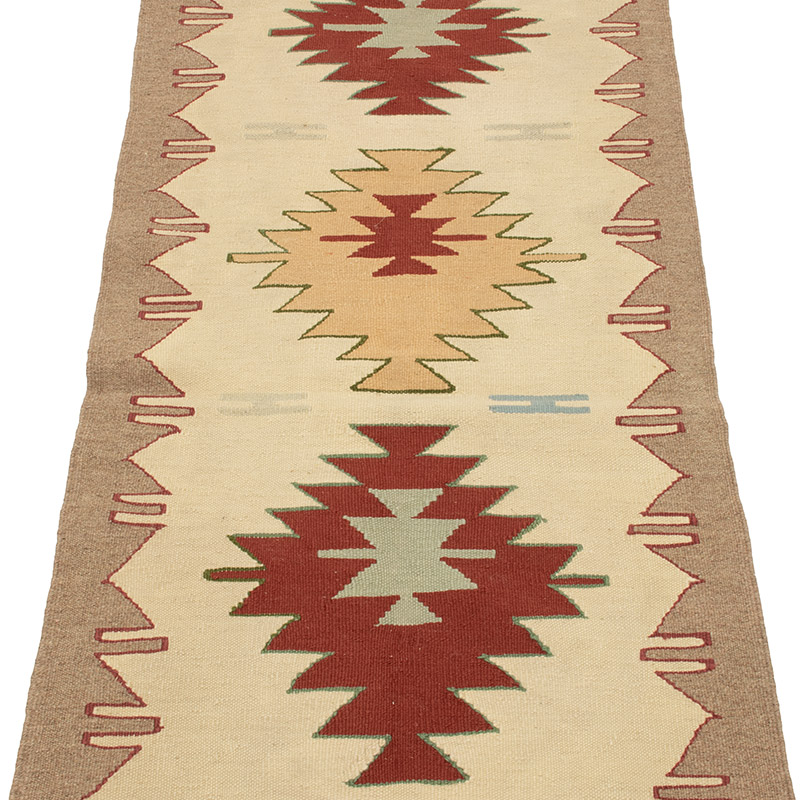 Yeni Kök Boya El Dokuma Yolluk Kilim - 59 cm x 170 cm - K0089222