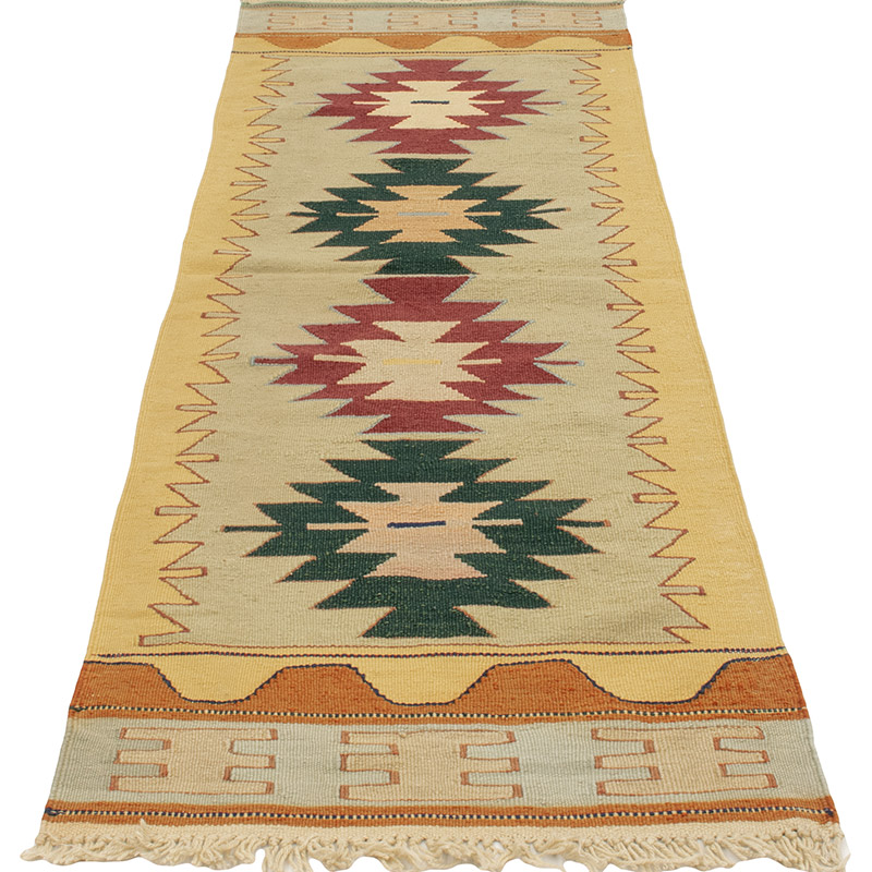 New Handwoven Turkish Kilim Runner - 2' 1" x 6'  (25" x 72") - K0089223