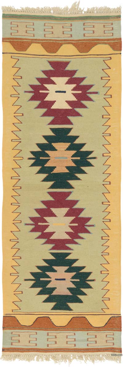 Yeni Kök Boya El Dokuma Yolluk Kilim - 63 cm x 184 cm