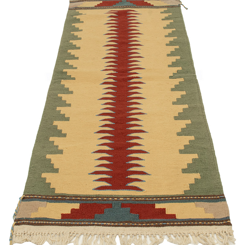 Yeni Kök Boya El Dokuma Yolluk Kilim - 61 cm x 175 cm - K0089224