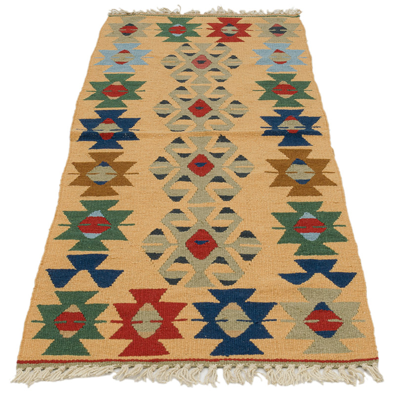Yeni Kök Boya El Dokuma Yolluk Kilim - 58 cm x 166 cm - K0089228