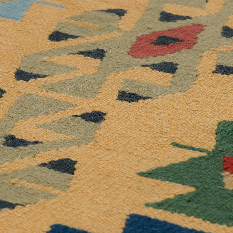 Yeni Kök Boya El Dokuma Yolluk Kilim - 58 cm x 166 cm - K0089228