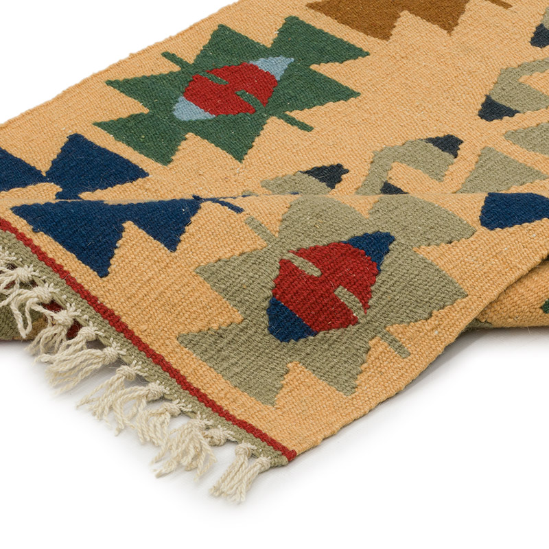 Yeni Kök Boya El Dokuma Yolluk Kilim - 58 cm x 166 cm - K0089228
